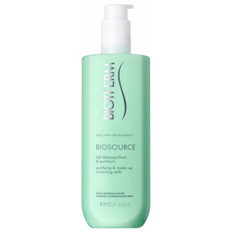 Biotherm Biosource Lait Démaquillant & Purifiant Peau Normale à Mixte 400 ml Biotherm Biosource Lait Démaquillant & Purifiant Peau Normale à Mixte 400 ml