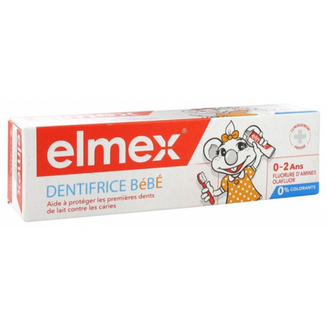 Elmex Dentifrice Bébé 0-2 ans 50 ml - 56518 - Tube de 50