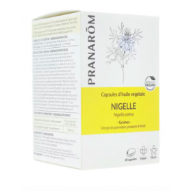 Pranarom Huile végétale Nigelle 60 capsules