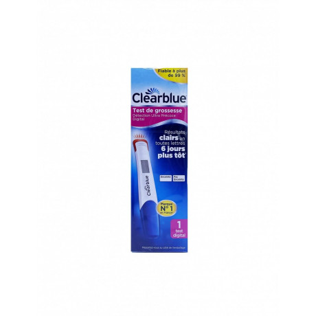 Clearblue Test de Grossesse Détection Ultra Précoce Digital x 1 Clearblue Test de Grossesse Détection Ultra Précoce Digital x 1