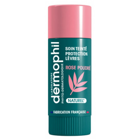 Dermophil Indien Soin Teinté Protection Lèvres 4 g - Teinte : Rose Poudré Dermophil Indien Soin Teinté Protection Lèvres 4 g - Teinte : Rose Poudré