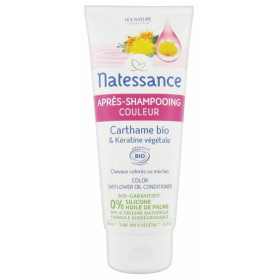 Natessance Après-Shampoing Couleur Carthame Bio & Kératine Végétale 200 ml