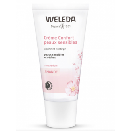 Weleda Amande crème confort peaux sensibles 30ml Weleda Amande crème confort peaux sensibles 30ml
