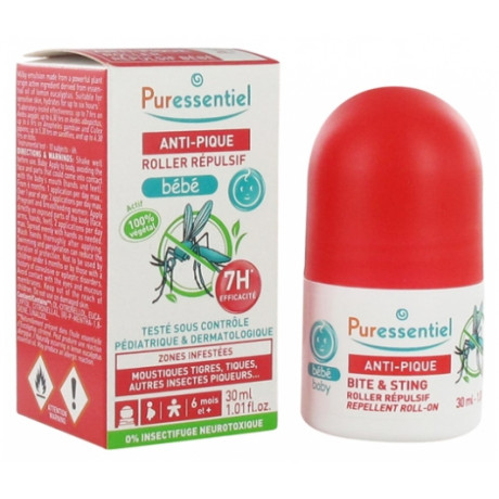 Puressentiel Anti-Pique Bébé Roller Répulsif 30 ml Puressentiel Anti-Pique Bébé Roller Répulsif 30 ml