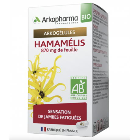 Arkogélules Hamamelis BIO 45 gélules Arkogélules Hamamelis BIO 45 gélules