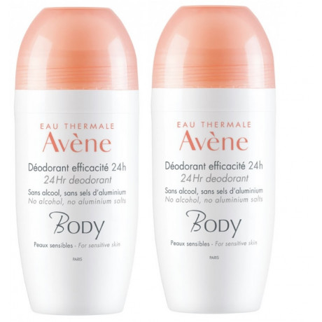 Avène Body Déodorant Efficacité 24H duo 2x50 ml