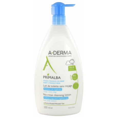 A-derma Primalba Lait de Toilette Sans Rinçage 500 ml