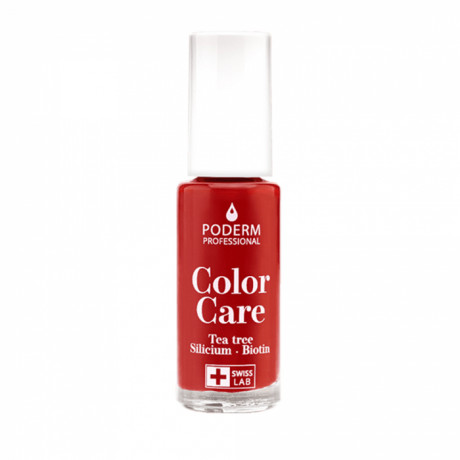 Poderm Color Care Vernsi tea tree silicium couleur rouge allure 8ml Poderm Color Care Vernsi tea tree silicium couleur rouge allure 8ml