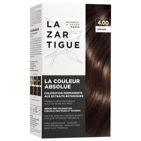 Lazartigue La Couleur Absolue - Coloration : 4.00 Châtain Lazartigue La Couleur Absolue - Coloration : 4.00 Châtain