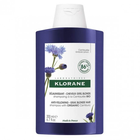 Klorane Centaurée Shampooing Déjaunissant 200ml