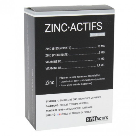 Synactifs Zincactifs 60 gélules Synactifs Zincactifs 60 gélules