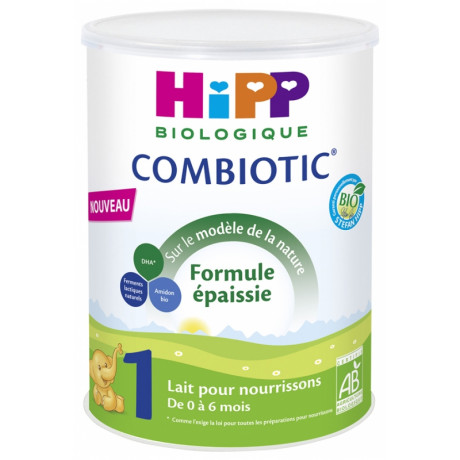 HiPP Combiotic 1 Lait pour Nourrissons Formule Épaissie de 0 à 6 Mois Bio 800 g