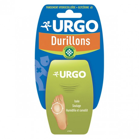 Urgo Pieds Mains Traitement Durillons 5 pansements hydrocolloïdes Urgo Pieds Mains Traitement Durillons 5 pansements hydrocolloïdes