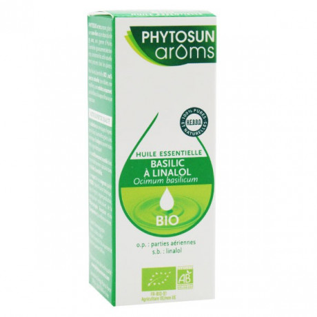 PhytoSun Aroms Huile Essentielle Basilic à Linalol Bio 5ml PhytoSun Aroms Huile Essentielle Basilic à Linalol Bio 5ml