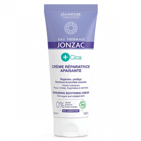 Jonzac +Cica Crème Réparatrice Apaisante Bio 100ml Jonzac +Cica Crème Réparatrice Apaisante Bio 100ml