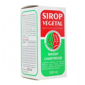 Sirop Végétal du Massif de Chartreuse 200ml