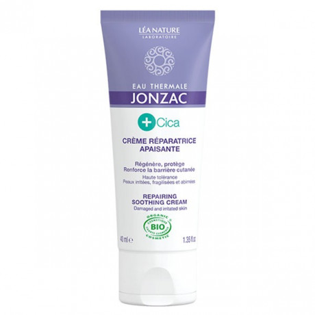 Jonzac +Cica Crème Réparatrice Apaisante Bio 40ml Jonzac +Cica Crème Réparatrice Apaisante Bio 40ml
