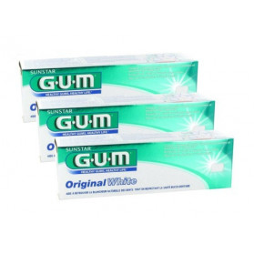 Gum Dentifrice Original White Blancheur Lot de 3 x 75ml