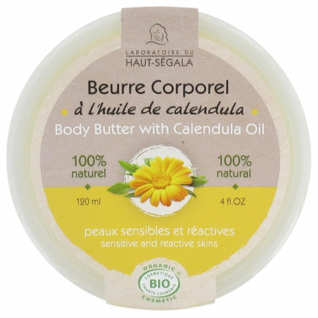Haut-Ségala Beurre Corporel à l'Huile de Calendula 120ml Haut-Ségala Beurre Corporel à l'Huile de Calendula 120ml