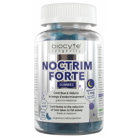Biocyte Noctrim Forte Gummies 2 Mois de Cure 30 unités Biocyte Noctrim Forte Gummies 2 Mois de Cure 30 unités
