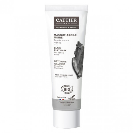 Cattier Argile Noire Masque Eau de Source Marine Bio 100ml Cattier Argile Noire Masque Eau de Source Marine Bio 100ml