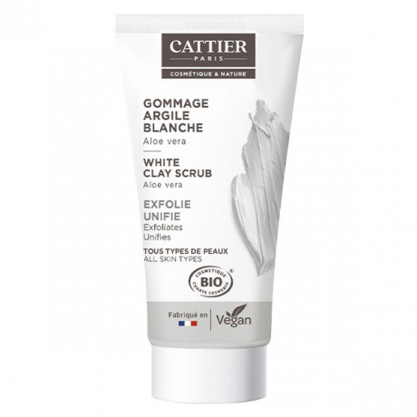 Cattier Argile Blanche Gommage Aloe Vera Bio 30ml Cattier Argile Blanche Gommage Aloe Vera Bio 30ml