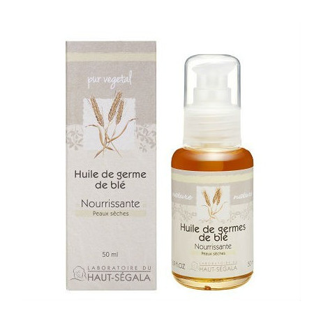 Haut-Ségala Les Huiles Végétales Brute de Germes de Blé 50ml Haut-Ségala Les Huiles Végétales Brute de Germes de Blé 50ml