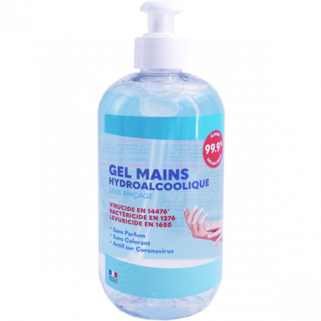 Gel Hydro-alcoolique flacon pompe 1L Gel Hydro-alcoolique flacon pompe 1L