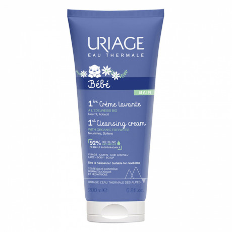 Uriage 1ère Crème lavante à l'edelweiss Bio 200ml Uriage 1ère Crème lavante à l'edelweiss Bio 200ml