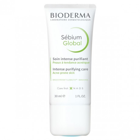 Bioderma Sébium Global Crème Purifiante Anti-Imperfections Peaux Mixtes à Grasses 30ml
