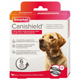 Beaphar Canishield Collier Grands Chiens 2 Colliers