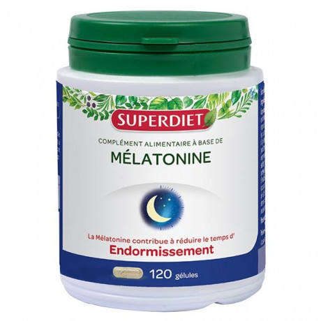 Superdiet Mélatonine 120 gélules Superdiet Mélatonine 120 gélules