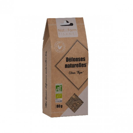 Nat & Form Les Tisanes Bio Défenses Naturelles 80g