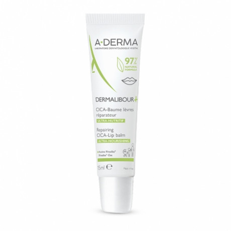 A-Derma Dermalibour+ Cica-Baume Lèvres 15ml A-Derma Dermalibour+ Cica-Baume Lèvres 15ml