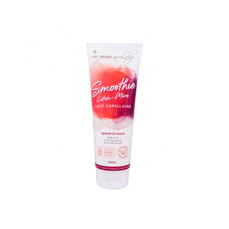 Les secrets de Loly Smoothie Litchi-Mure Lait hydratant et nourrissant 250ml Les secrets de Loly Smoothie Litchi-Mure Lait hydratant et nourrissant 250ml