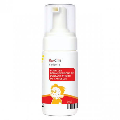 PoxClin Mousse Démangeaisons Varicelle 100ml PoxClin Mousse Démangeaisons Varicelle 100ml