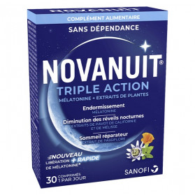 Novanuit Triple Action 30 comprimés