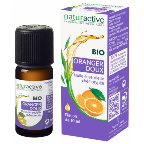 Naturactive Huile Essentielle Oranger Doux (Citrus sinensis L.) Bio 10 ml Naturactive Huile Essentielle Oranger Doux (Citrus sinensis L.) Bio 10 ml