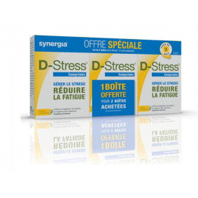 Synergia D-stress lot de 3x80 comprimés