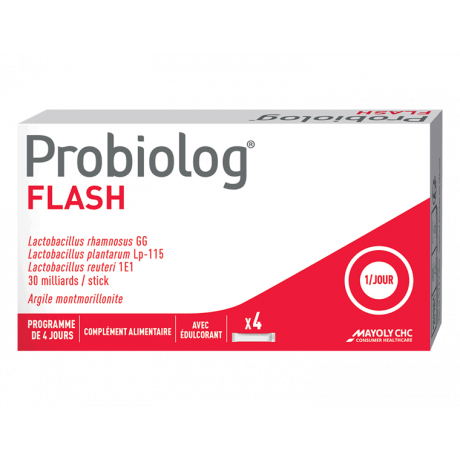 Probiolog Flash boite de 4 sticks Probiolog Flash boite de 4 sticks