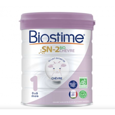 Biostime Lait Chèvre BIO 1er Age 800 Grammes