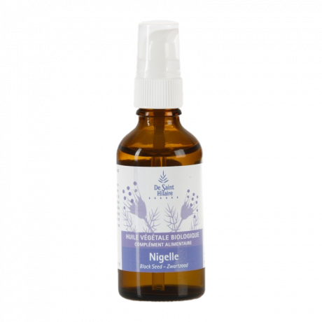 De Saint Hilaire Huile Végétale de Nigelle BIO 50ml De Saint Hilaire Huile Végétale de Nigelle BIO 50ml