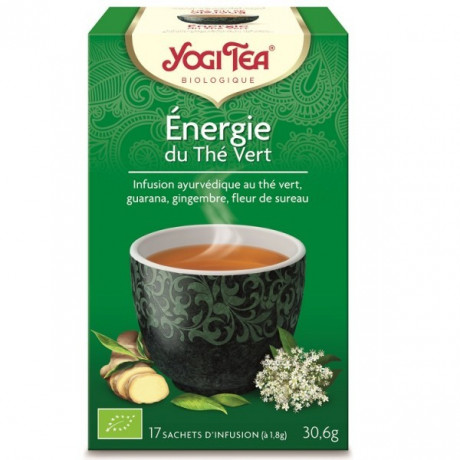 Yogi Tea Energie Thé Vert 17 sachets Yogi Tea Energie Thé Vert 17 sachets
