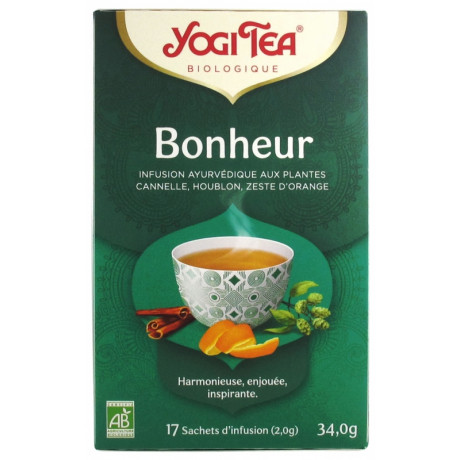 Yogi Tea Bonheur Bio 17 Sachets Yogi Tea Bonheur Bio 17 Sachets