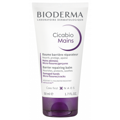 Bioderma Cicabio crème main réparatrice pour les peaux abîmées 50ml Bioderma Cicabio crème main réparatrice pour les peaux abîmées 50ml