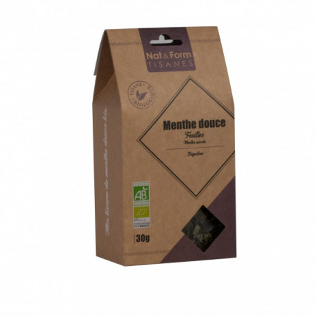 Nat & Form Les Tisanes Bio Menthe Douce 30g Nat & Form Les Tisanes Bio Menthe Douce 30g