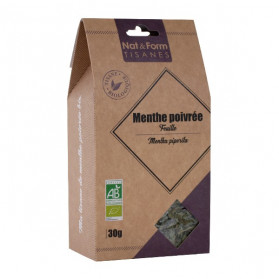 Nat & Form Les Tisanes Menthe Poivrée feuille 30g