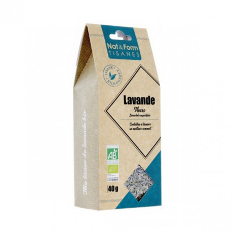 Nat & Form Les Tisanes Lavande Bio 40g