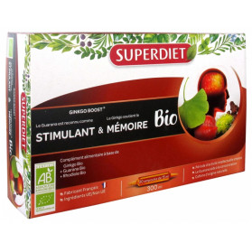 Super Diet Ginkgo Boost Bio 20 Ampoules