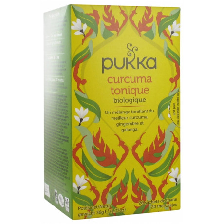 Pukka Curcuma Tonique Bio 20 Sachets